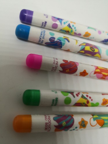 Lot 5psc BENSIA Fish Collection Pens Vtg 80‘s  Collection Pop a Point