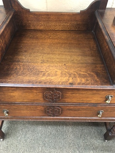 Antique Renaissance Barley Twist Wash Stand-RARE