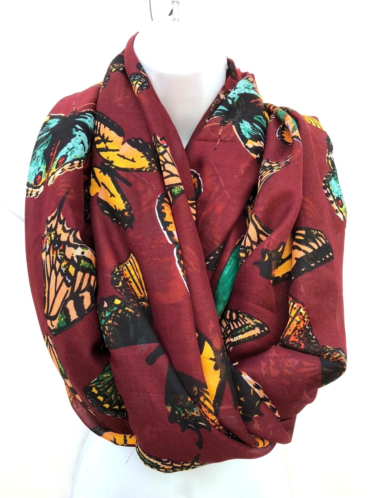 ZARA SOFT BUTTERFLY SCARF REF 0247 218 EBay
