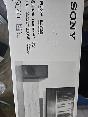 Sony HT-SC40 2.1ch Soundbar with Wireless Subwoofer - Black Tested Good