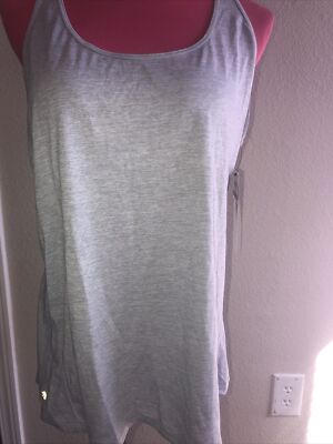 idiology gray racerback sports size xlg nwt az-0000030