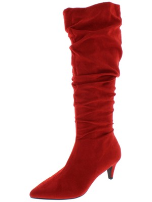 

Женские сапоги на каблуке BAR III Red Gore Zipper Edina с острым носком на каблуке-рюмочке 6,5 м, Красный, 10002998400