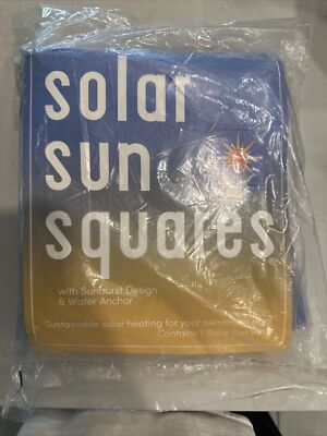 Solar Sun Rings UV Resistant Swimming Pool Heater Square Solar Cover Sunburst