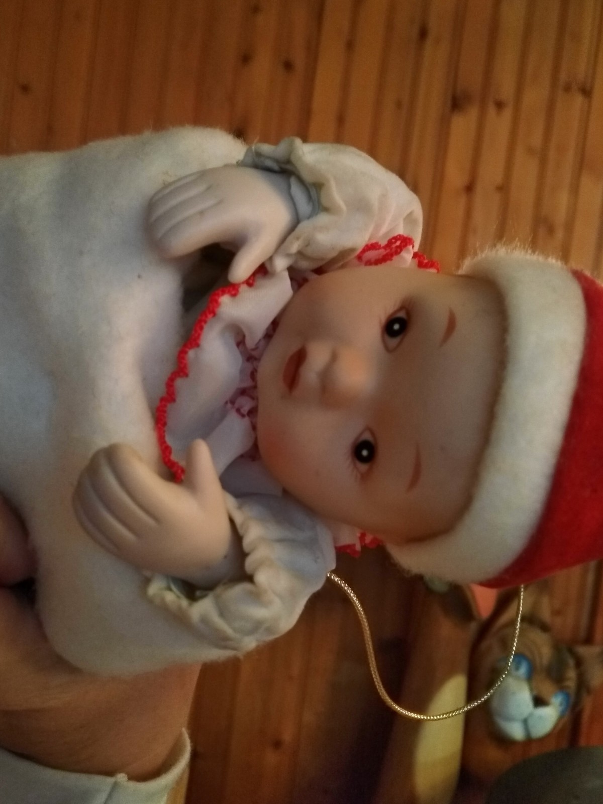 vintage baby in the sock christmas crank music RARE!