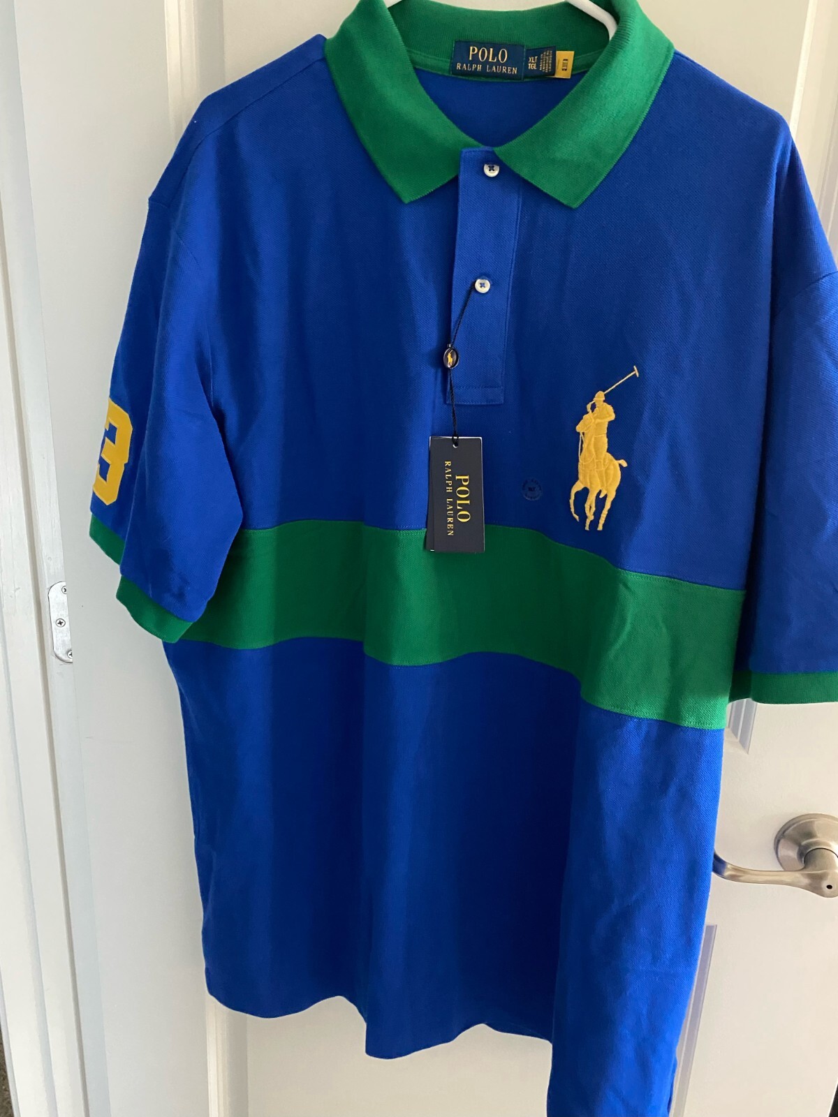 polo BIG PONY 青 90s 90s Ralph Lauren Big Pony Polo Shirt | ThriftTale