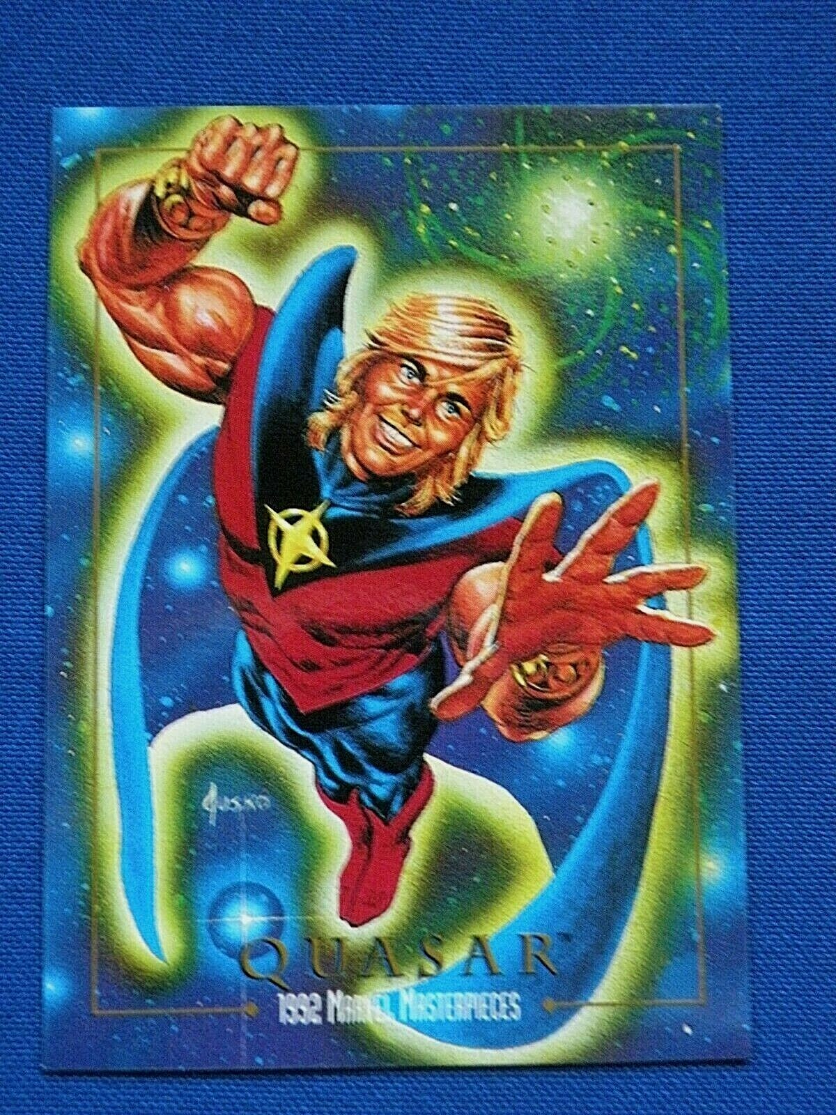 1992 Marvel Masterpiece Quasar Wendell Vaughn card #72 | eBay