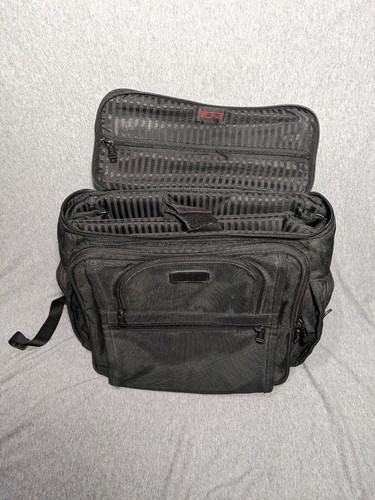 Tumi Alpha Black Ballistic Nylon Backpack Laptop 2640D3