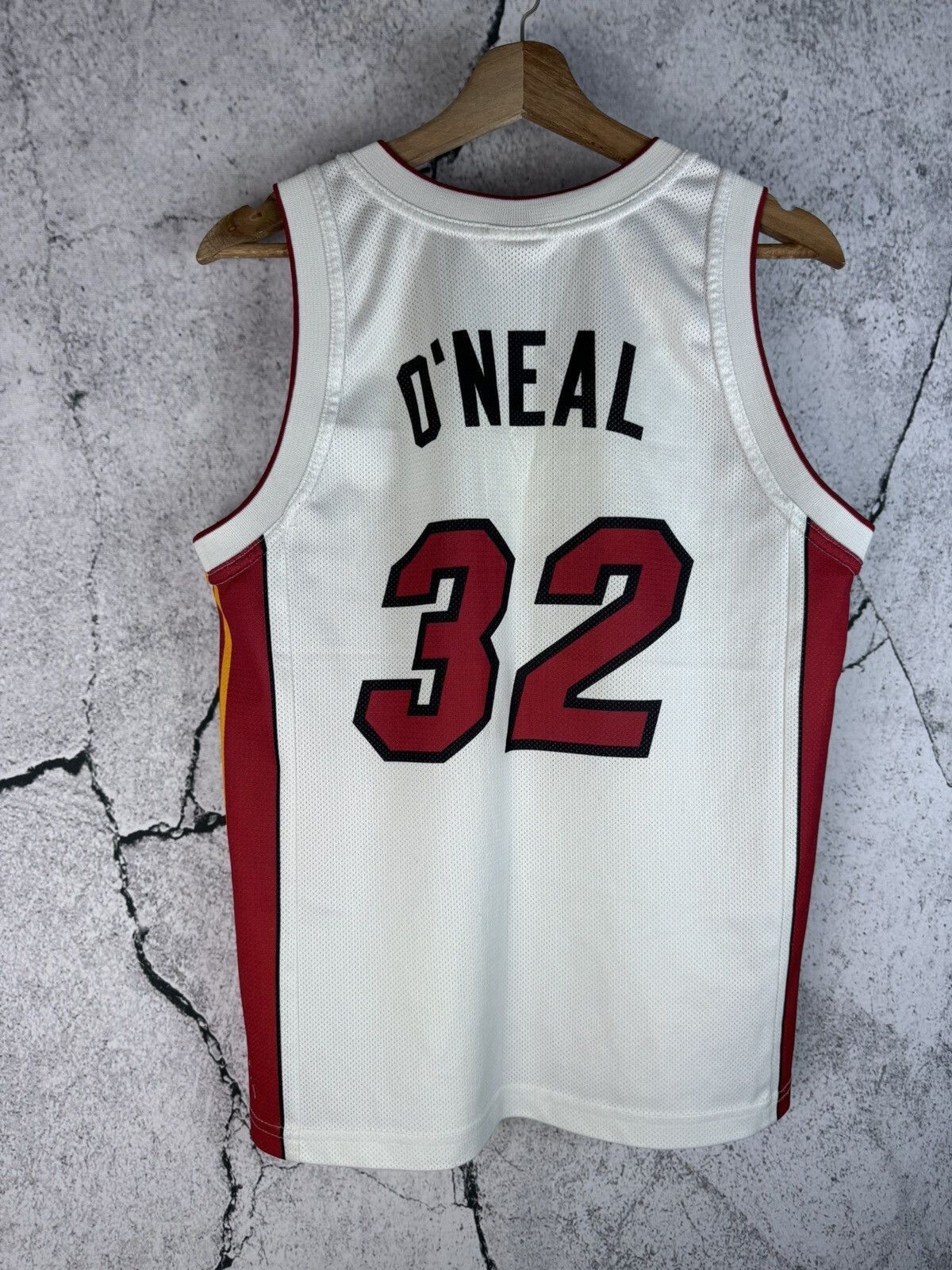 ウェア NBA MIAMI HEAT #32 O'NEAL Miami Heat Champion NBA Jersey #32 Shaquille O'Neal