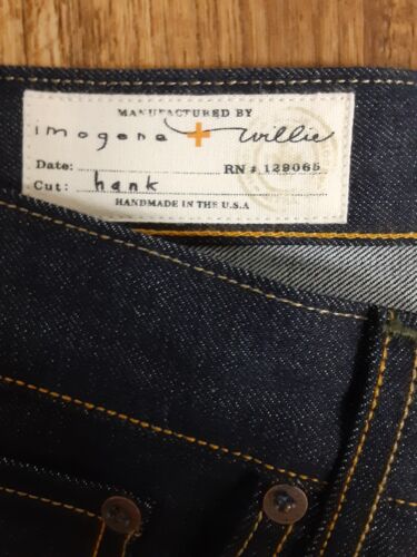 Imogene + Willie Jeans style hank Handmade in USA 32