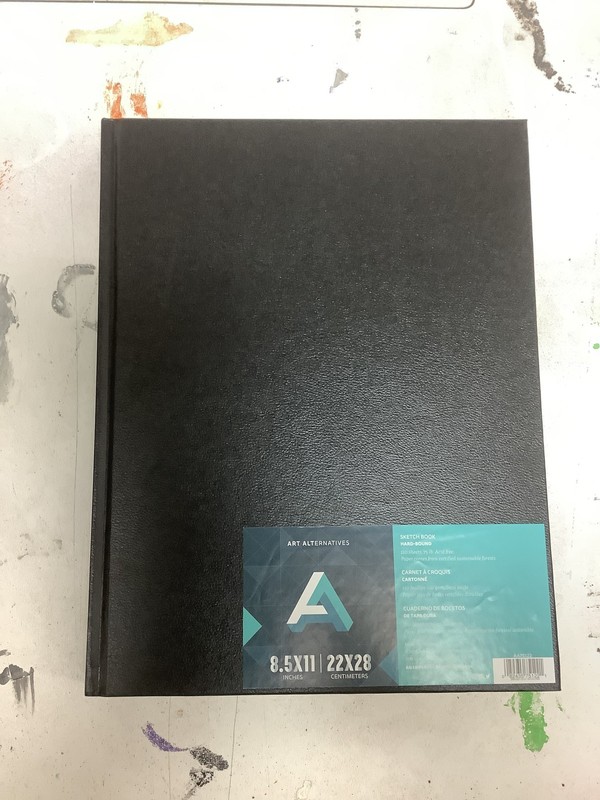 Art Alternatives Sketch Book 8.5x11 Hardbound 110 Sheets Acid Free
