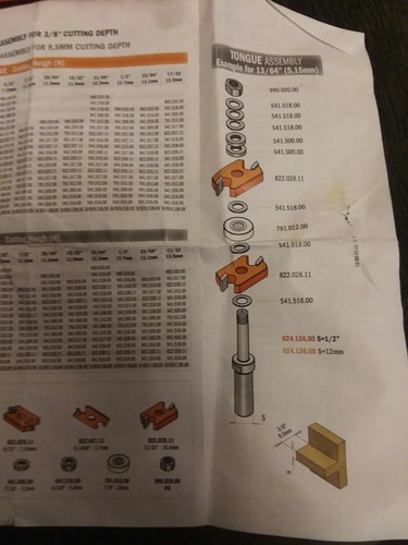 CMT 800.625.11 3-Piece  router bit set, 1/2-Inch Shank