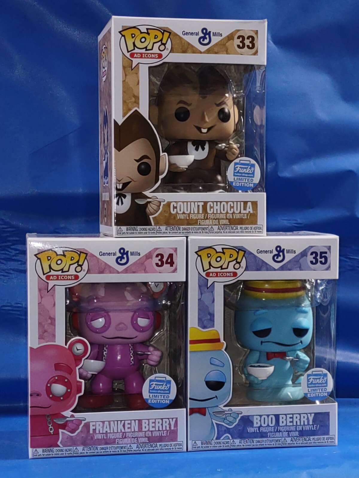 GENERAL MILLS FUNKO POP VINYL FIGURES COUNT CHOCULA BOO