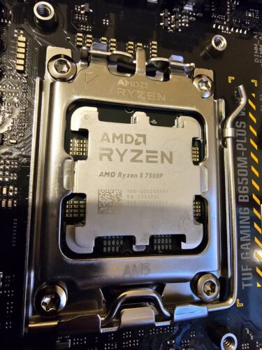 New) AMD Ryzen 5 7500F 6-Core 12-Thread Socket AM5 CPU New) AMD Ryzen 5 7500F 6-Core 12-Thread Socket AM5 CPU