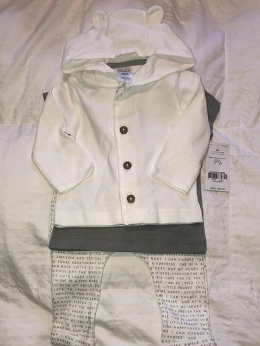 BRAND NEW With TAGS CARTERS 3months-3 Piece BABY OUTFIT