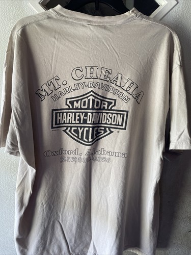 Harley-Davidson Tシャツ グレー 2003年 Vtg. 2003 Men's Harley Davidson XL T Shirt Mt. Cheaha Oxford