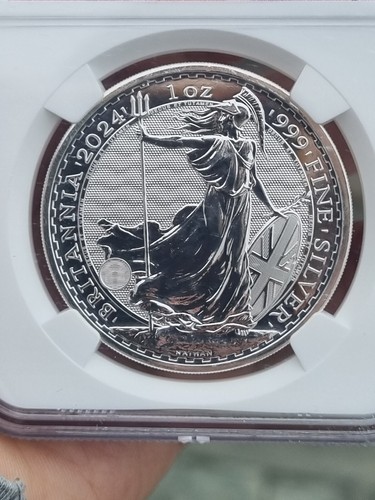 Great Britain 2024 £2 1-oz Silver Britannia NGC MS69 FR | eBay