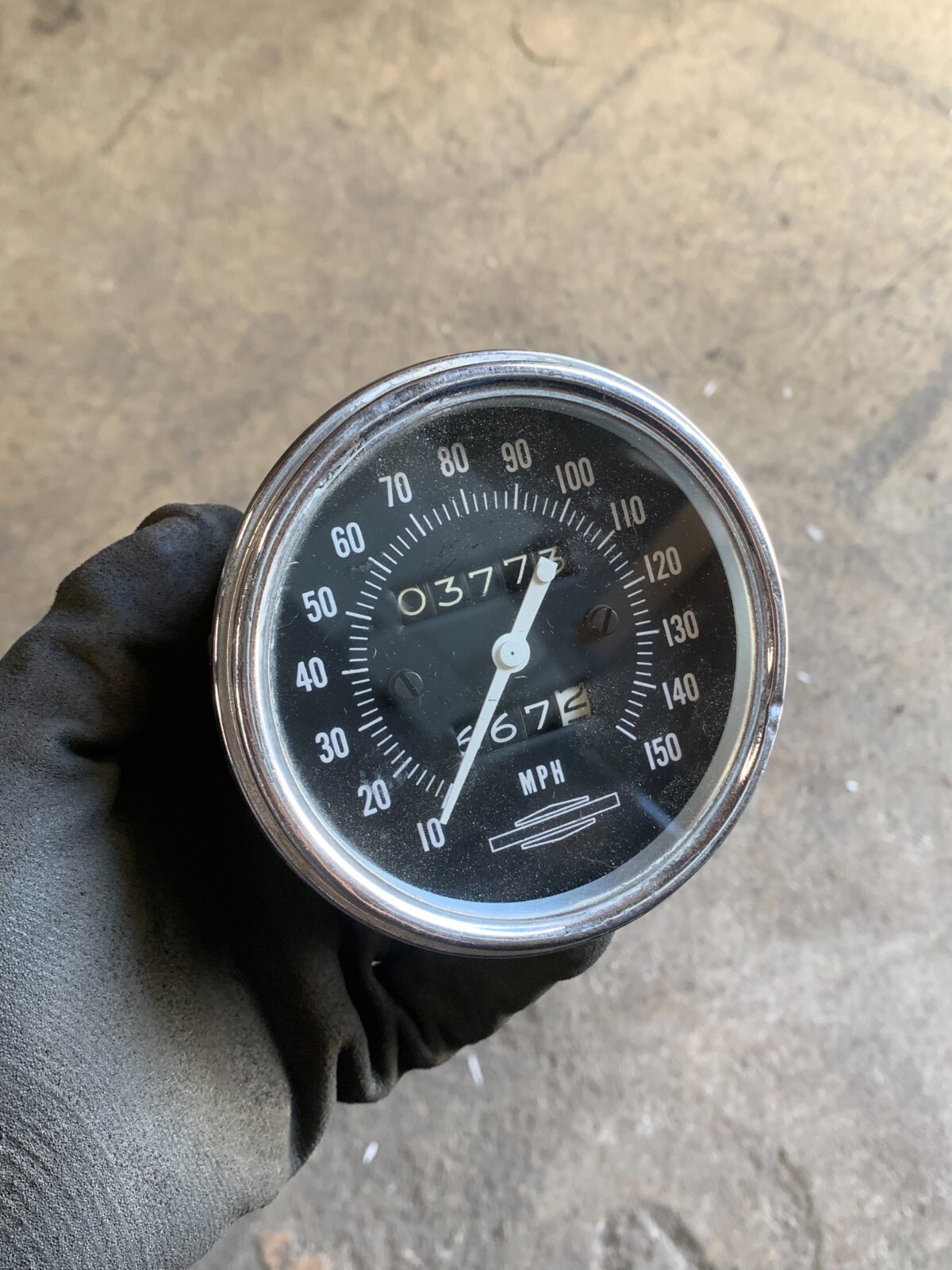 超美品Harley-Davidson スピードメーター 220km/h Digital Combination Speedometer / Tachometer - MPH/km/hr