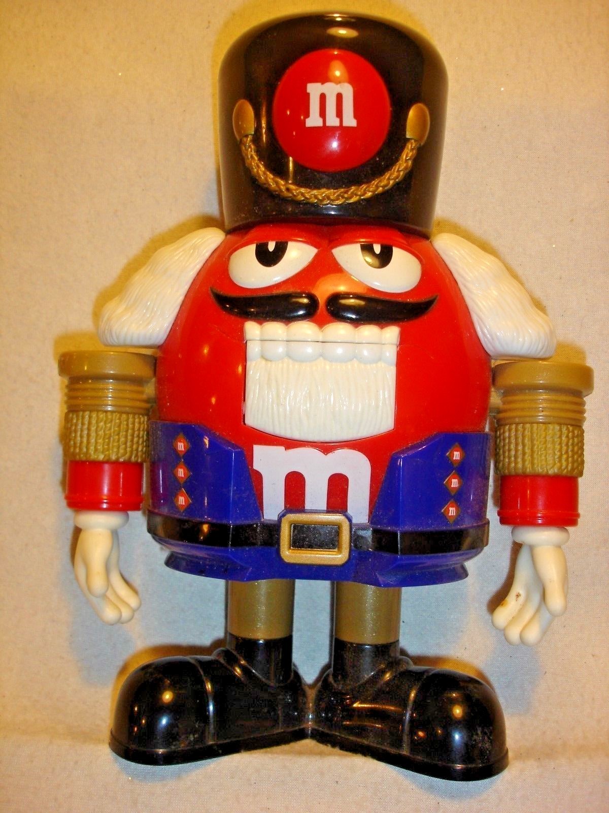 M&M Nutcracker Red/Blue Candy Dispenser 9