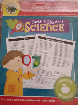 Earth & Physical Science Standards Based Worksheets 4-6 Teaching Tree NEW/Unopen