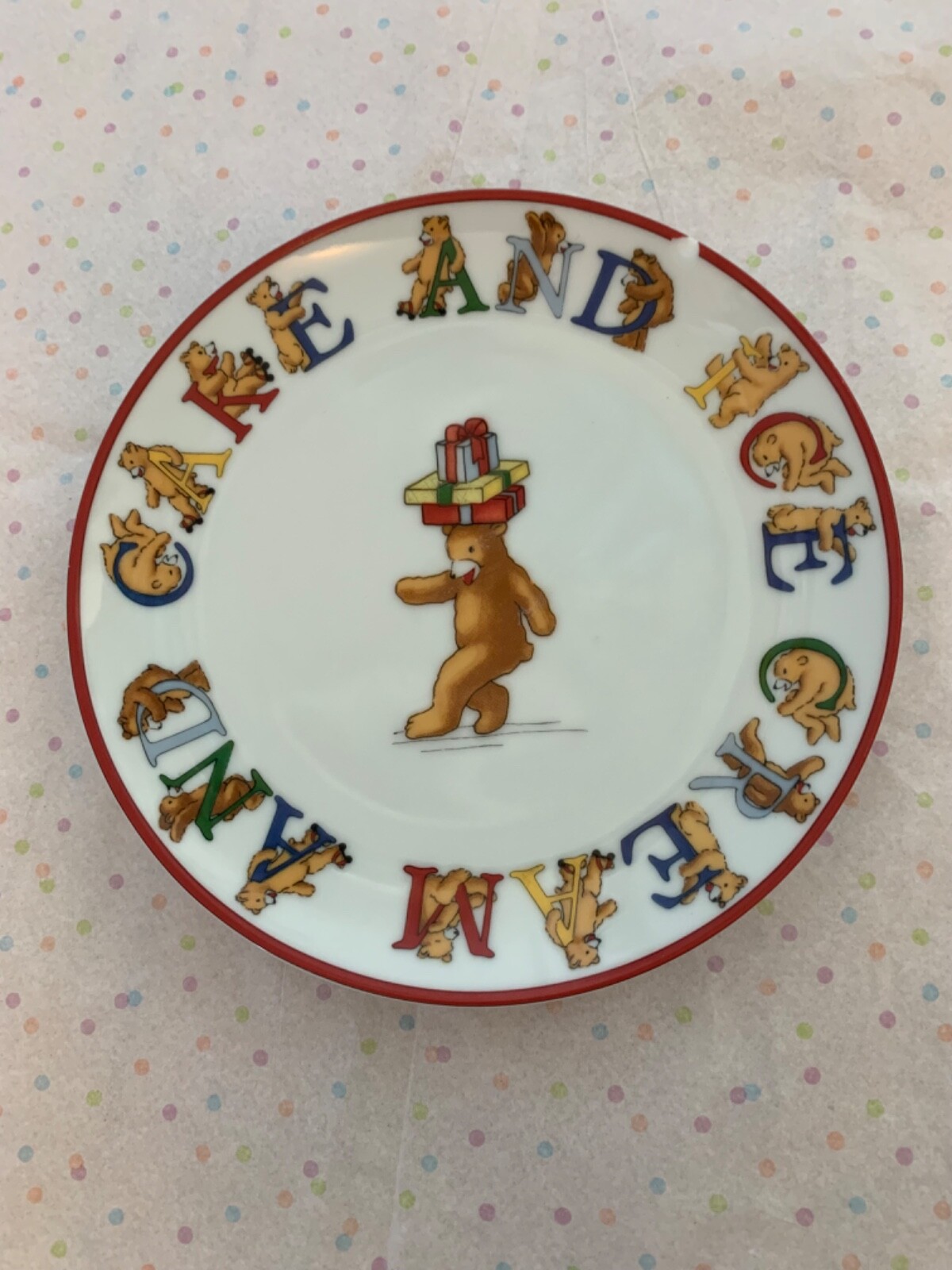 ティファニーアルファベットベアーズBirthdayプレート未使用希少30.5cm $_57.JPG?set_id=880000500F