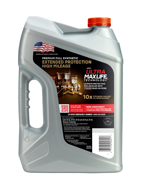 Valvoline Extended Protection Full Synthetic High Mileage Motor Oil SAE 5W-20