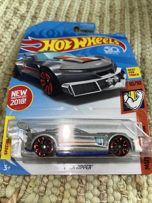 Hot Wheels Track Ripper Gray 2018 #155/365 Muscle Mania #10 New on Card