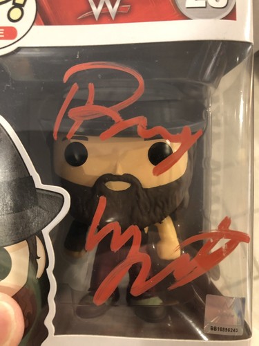 SIGNED BRAY WAYTT WWE FUNKO POP W/JSA!!!