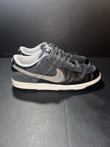 Nike Dunk Low SB グレー/ブラック Nike Men's SB Dunk Low 6.0 2008 Black Grey Suede - 314142