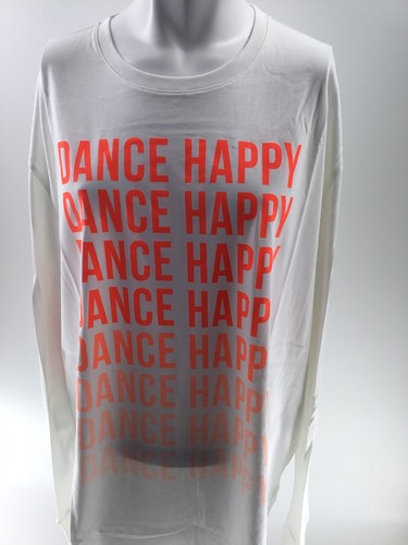 Zumba Dance Long Sleeve Tee - Wear it Out White Extra Large