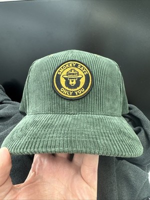 Filson Smokey Bear 薄型キャップ US サイズ: One Size Filson Smokey The Bear Logger Cap Hat Spruce Green Cotton Corduroy