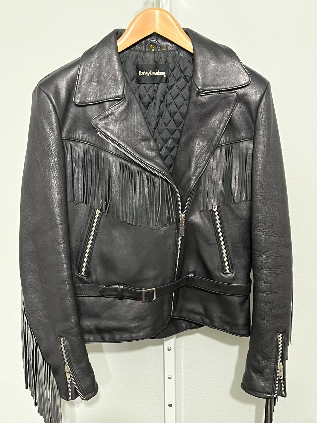 ジャケット・アウター HARLEY DAVIDSON LEATHER conchoTee size L Complete Set Woman's Harley Davidson SZ L Leather Jacket