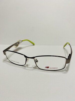 NEW New Balance Eyeglasses Frames NB 452A-3 Gunmetal Gray Rectangular 53-16-135
