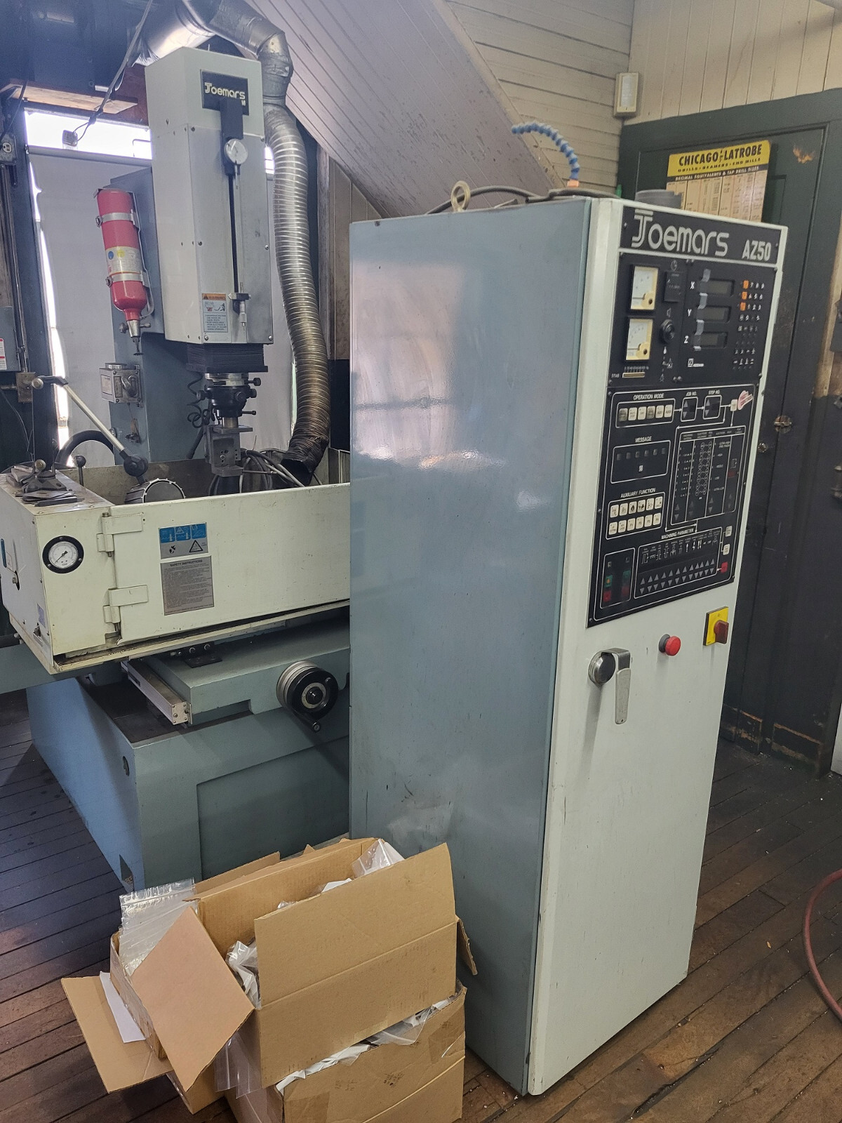 Joemars Santec Z-Axis EDM, Model AZ50, Sinker, Fuzzy Logic, Low