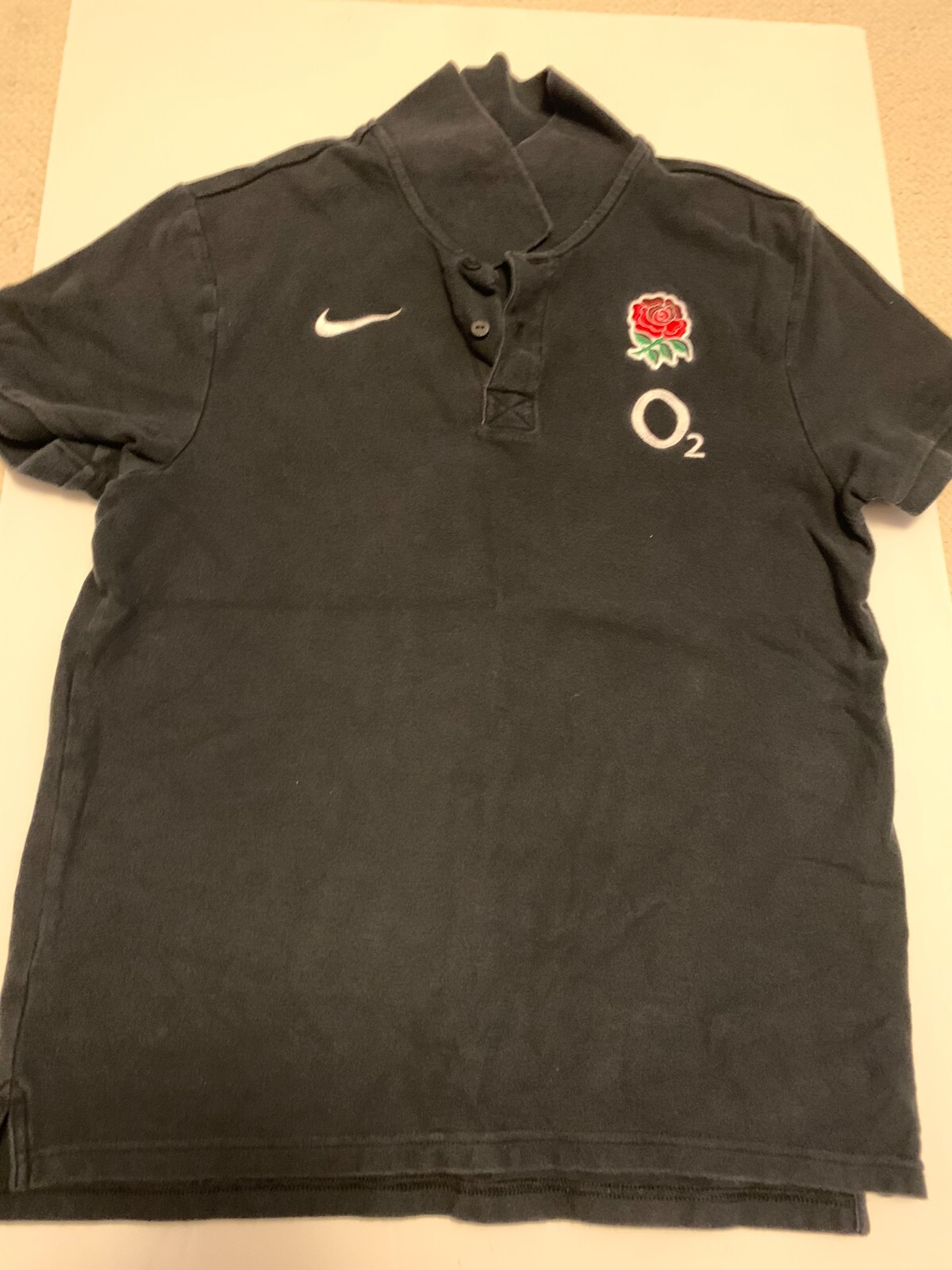 vintage Nike O2 England long sleeve rugby jersey size s | eBay