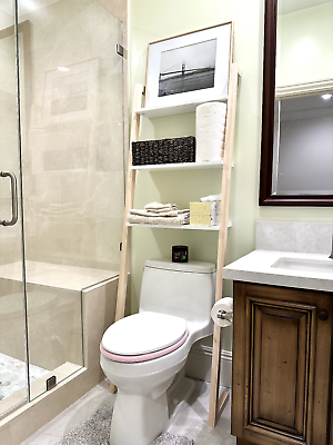 Over the toilet ladder sale