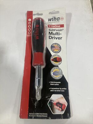 Wiha 77891 SoftFinish 11-in-1 MultiDriver Screwdriver NEW