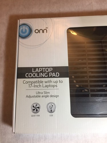 Onn Laptop Cooling Pad Black