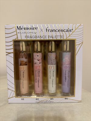 Memoire archives x francesca's Fragrance Palette 4 X 0.34oz Perfume Spray Set