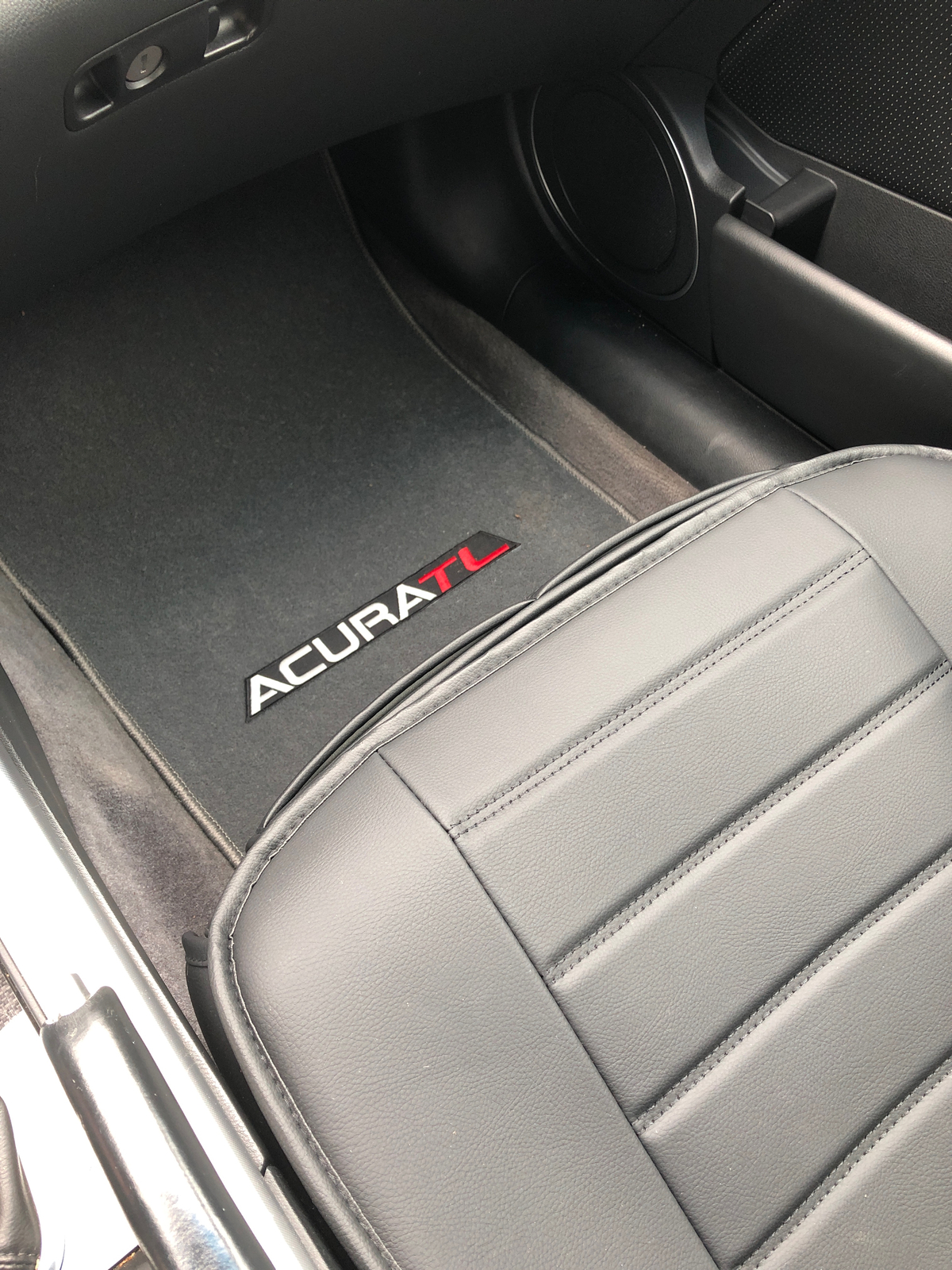 FITS FOR 2004-2008 ACURA TL CARPET FLOOR MATS BLACK W/Emblem 3 | eBay