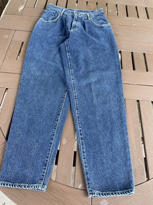 Vintage Edwin Baggy Denim Jeans Made In Japan 31 Pleated French Baggy