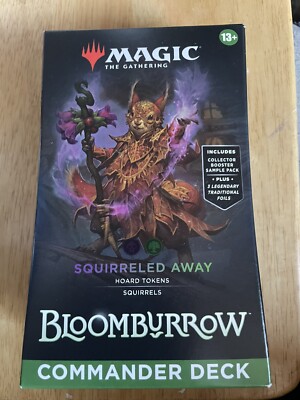 MTG Bloomburrow Squirreled Away Commander Deck - NEW - Free Shipping!