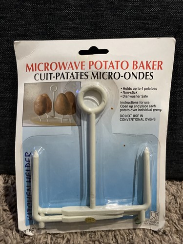 New kitchen helper microwave potato baker 4 piece holder
