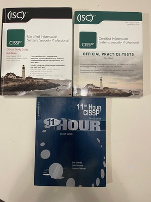 SYBEX ISC2 CISSP Official Guide, ISC2 Practice Test, 11th Hour CISSP Study Guide