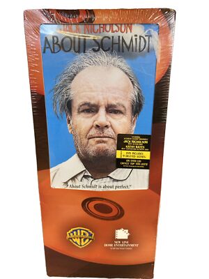 ABOUT SCHMIDT DVD Jack Nicholson Warner Brothers Tall Box Long Box NEW SEALED