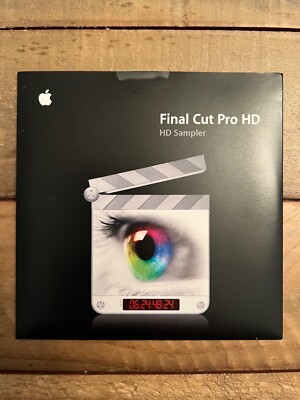 Apple Final Cut Pro HD Sampler DVD Disc! STILL SEALED! NEVER USED! Mac