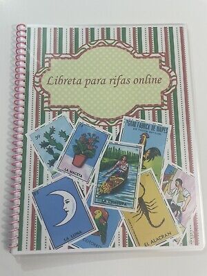 Don Clemente 54 Notebook 30 sheets Loteria Libreta Rifas Familia Reunion fiesta