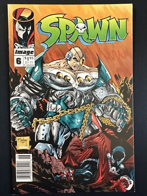 Spawn #6 NEWSSTAND UPC Image Comics 1st Print Todd McFarlane Art 1992 Very Fine