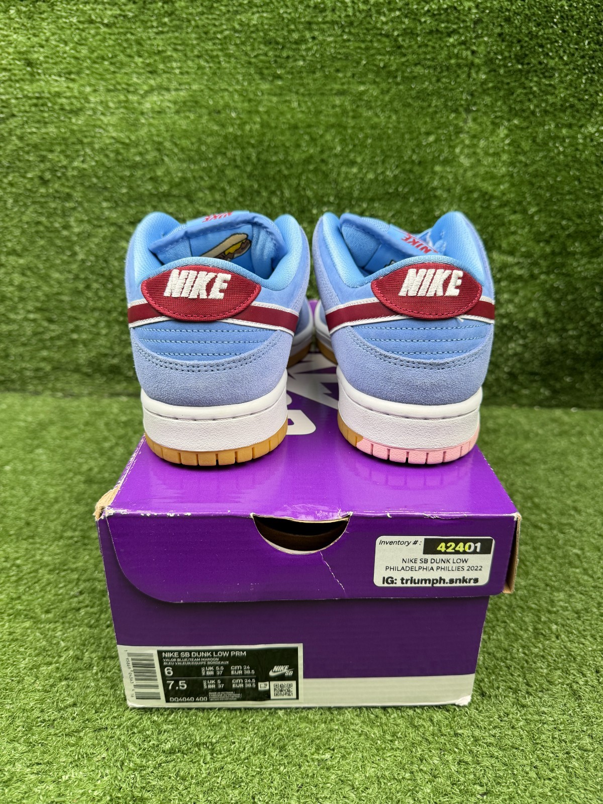 Size 6 - Nike SB Dunk Low Premium Philadelphia Phillies