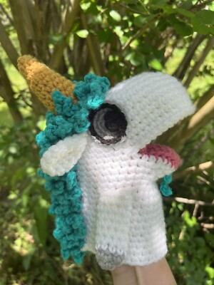 Handmade Bluey Unicorse Puppet