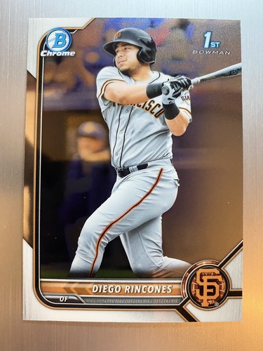 Diego Rincones 2022 Bowman 1st Chrome Prospects #BCP-65 San
